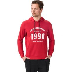 Jack & Jones Jay Bluza Czerwony. Czerwone bluzy męskie Jack & Jones, xl, z nadrukiem, z bawełny, bez kołnierzyka, bez rękawów, bez kaptura. Za 152,95 zł.