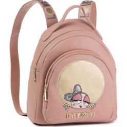 Plecak LOVE MOSCHINO - JC4309PP08KQ0601 Cipria. Różowe plecaki damskie Love Moschino, bez wzorów, ze skóry ekologicznej, eleganckie, bez dodatków. Za 1039,00 zł.