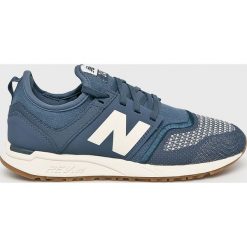 New Balance - Buty. Szare buty sportowe damskie marki New Balance, z gumy. W wyprzedaży za 299,90 zł.
