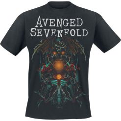 Avenged Sevenfold Oracle T-Shirt czarny. Czarne t-shirty męskie Avenged Sevenfold, l, z nadrukiem, z okrągłym kołnierzem. Za 74,90 zł.