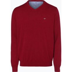Fynch Hatton - Sweter męski, lila. Brązowe swetry męskie marki Fynch-Hatton, xl, bez wzorów, z bawełny, bez kołnierzyka, bez kaptura. Za 249,95 zł.