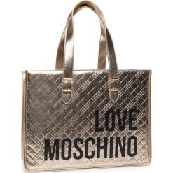 Torebka LOVE MOSCHINO - JC4209PP0AKA190A Platino. Żółte torebki klasyczne damskie Love Moschino, bez wzorów, ze skóry ekologicznej, klasyczne, duże, bez dodatków. W wyprzedaży za 659,00 zł.