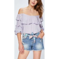 Answear - Szorty Wiya for Answear. Niebieskie szorty jeansowe damskie marki ANSWEAR, s, casualowe. W wyprzedaży za 79,90 zł.