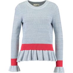 Swetry klasyczne damskie: Selected Femme SFSIMIA LONGSLEEVE ONECK Sweter faded denim