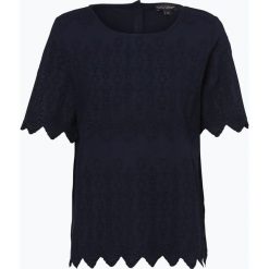 Franco Callegari - Koszulka damska, niebieski. Niebieskie koszulki damskie marki Franco Callegari, w koronkowe wzory, z koronki, boho, bez kołnierzyka, bez rękawów. Za 129,95 zł.