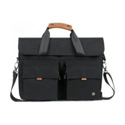 PKG Torba Richmond Laptop Messenger 15” Pkg-Richmond-Blk, Czarna. Czarne torby na laptopa PKG, bez wzorów, eleganckie. Za 499,00 zł.