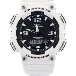 Zegarek Casio ZEGAREK MĘSKI CASIO AQ-S810WC 7AV (zd044e) - SOLAR POWERED uniwersalny. Zegarki męskie CASIO. Za 255,00 zł.
