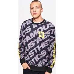Bluza z nadrukiem all over - Szary. Szare bejsbolówki męskie Cropp, l, z nadrukiem. Za 79,99 zł.