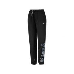 Puma Damskie spodnie dresowe HIT Feel It, KOBIETY 518327–10 | CZARNY Z. Czarne spodnie damskie Puma, s, z dresówki. W wyprzedaży za 321,87 zł.