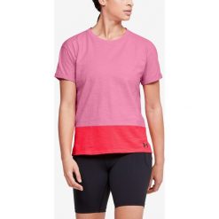 Under Armour Koszulka Różowy. Różowe koszulki damskie Under Armour, s, bez wzorów, z bawełny, bez kołnierzyka, z krótkim rękawem. Za 171,95 zł.