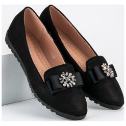 Baleriny damskie lakierowane: Eleganckie baleriny Nio Nio czarne