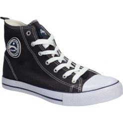 TRAMPKI AMERICAN LH-15-9120-1. Czarne trampki i tenisówki damskie marki American, bez wzorów, bez zapięcia. Za 39,99 zł.
