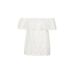 Bluzki Betty London GENTEL. Białe bluzki damskie Betty London, m, bez wzorów, bez kołnierzyka, bez rękawów. Za 103,35 zł.