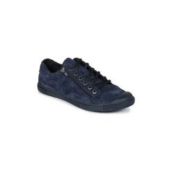 Buty Pataugas BISK/CR. Niebieskie trampki i tenisówki damskie marki Pataugas, bez wzorów, bez zapięcia. Za 455,20 zł.