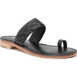 Japonki EMU AUSTRALIA - Murlong Woven W11937 Black. Czarne klapki damskie EMU Australia, bez wzorów, ze skóry, bez obcasa, na obcasie. W wyprzedaży za 269,00 zł.