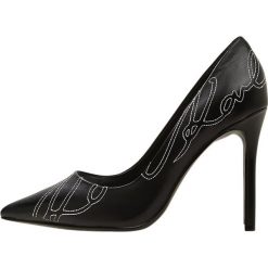 Szpilki: KARL LAGERFELD MANOIR HI SIGNATURE COURT Szpilki black