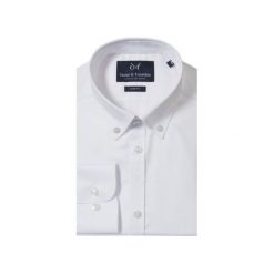 KOSZULA WHITE BUTTON DOWN. Białe koszule męskie marki Guns&tuxedos, m, bez wzorów, klasyczne, polo, bez rękawów. Za 139,99 zł.