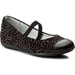 Baleriny STUART WEITZMAN - B171210 A-Animal Print Grey. Czarne baleriny dziewczęce marki Stuart Weitzman, ze skóry. W wyprzedaży za 299,00 zł.