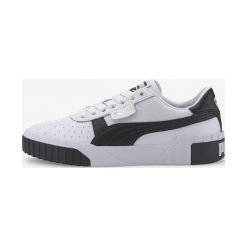Puma Cali Tenisówki Biały. Białe trampki i tenisówki damskie Puma, bez wzorów, ze skóry, bez zapięcia. Za 395,95 zł.