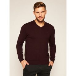 Sweter Bugatti 7300 65520. Niebieskie swetry męskie Bugatti, xl, bez wzorów, klasyczne, z klasycznym kołnierzykiem, bez kaptura. Za 329,00 zł.