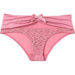 Figi panty bonprix dymny morelowy. Różowe panty damskie bonprix, w koronkowe wzory. Za 34,99 zł.
