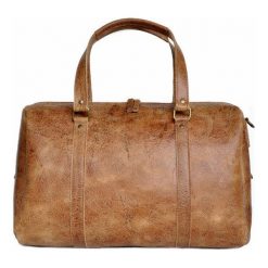 Skórzana torba podróżna unisex DAAG Jazzy Wanted 91 jasnobrązowa - jasny brązowy. Pomarańczowe torby męskie skórzane daag, ze skóry. Za 599,99 zł.