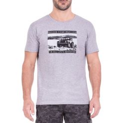 T-shirty męskie: T-shirt w kolorze szarym