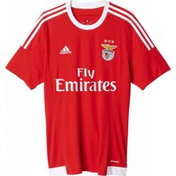 Adidas Koszulka piłkarska męska S.L. Benfica Home Replica Player Jersey czerwono-biała r. L (A10013). Białe koszulki sportowe męskie marki Adidas, l, z jersey. Za 212,40 zł.