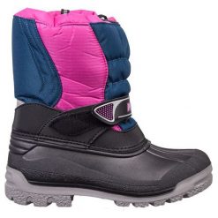 Buciki niemowlęce: MEINDL Buty dziecięce Snowy 3000 czarno-różowe r. 26 (7795/81)