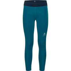 Legginsy "Omnius 7/8" w kolorze turkusowym do biegania. Niebieskie legginsy sportowe damskie Odlo Women, s, z materiału, do biegania. W wyprzedaży za 124,95 zł.