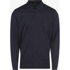 Ragman - Męska koszulka polo, niebieski. Niebieskie koszulki męskie Ragman, xxl, w paski, z bawełny, polo, bez rękawów. Za 229,95 zł.