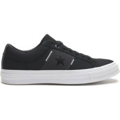 Converse One Star Flight School Tenisówki Czarny. Czarne trampki męskie Converse, bez wzorów, z materiału, retro, bez zapięcia. Za 252,95 zł.