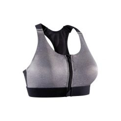 Stanik fitness Energy + Zip. Niebieskie biustonosze sportowe DOMYOS. Za 64,99 zł.