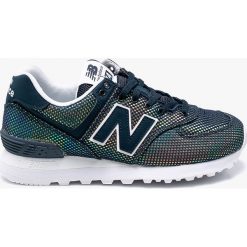 New Balance - Buty WL574UBC. Szare buty sportowe damskie marki New Balance, z gumy. W wyprzedaży za 299,90 zł.