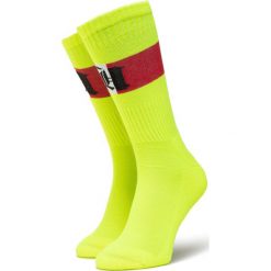 Skarpety Wysokie Unisex TOMMY HILFIGER - LEWIS HAMILTON 100000387 Neon Yellow 817. Żółte skarpetki damskie TOMMY HILFIGER, bez wzorów, z elastanu. Za 59,00 zł.