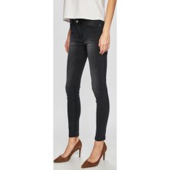 Answear - Jeansy. Czarne jeansy damskie ANSWEAR, s, bez wzorów, z elastanu. W wyprzedaży za 69,90 zł.