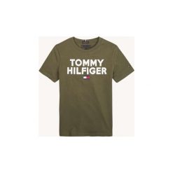 T-shirty z krótkim rękawem Dziecko Tommy Hilfiger KB0KB04992 LOGO TEE. Zielone t-shirty chłopięce TOMMY HILFIGER, bez wzorów, z krótkim rękawem. Za 119,05 zł.