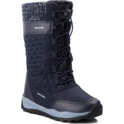 Śniegowce GEOX - J Orizont B G.Abx C J842BC 0FU54 C4002 S Navy. Niebieskie śniegowce dziewczęce Geox, bez zapięcia. W wyprzedaży za 289,00 zł.