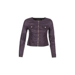 Kurtki jeansowe LPB Woman JORLA. Fioletowe kurtki damskie marki LPB WOMAN, s, bez wzorów, z jeansu, bez kaptura. Za 279,20 zł.