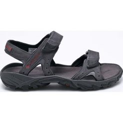 Columbia - Sandały Santiam 2 Strap. Czarne kapcie męskie marki Columbia, ze skóry. W wyprzedaży za 259,90 zł.