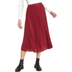Tommy Hilfiger Essential Spódnica Czerwony. Czerwone spódniczki damskie TOMMY HILFIGER, l, bez wzorów, z poliesteru, plisowane. Za 738,95 zł.
