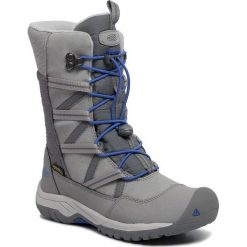 Śniegowce KEEN - Hoodoo Wp 102979 Paloma/Amparo Blue. Szare śniegowce dziewczęce Keen, bez zapięcia. W wyprzedaży za 279,00 zł.