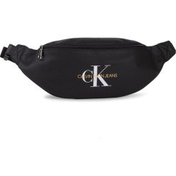 Saszetka nerka CALVIN KLEIN JEANS - Coated Cotton Round Street Pack K50K504924 BDS. Czarne torby męskie skórzane Calvin Klein Jeans, bez wzorów, z jeansu, młodzieżowe. W wyprzedaży za 289,00 zł.