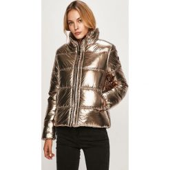 Trussardi Jeans - Kurtka. Żółte kurtki damskie Trussardi Jeans, s, bez wzorów, z poliesteru, krótkie. W wyprzedaży za 799,90 zł.