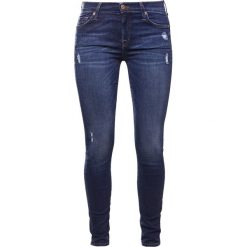 7 for all mankind Jeans Skinny Fit dark indigo. Niebieskie rurki damskie marki 7 for all mankind. W wyprzedaży za 655,85 zł.