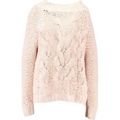 Swetry klasyczne damskie: Vila VISHANNA Sweter peach whip