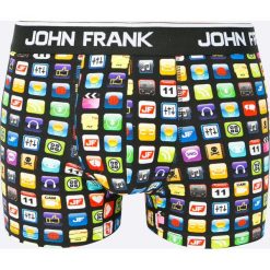 John Frank - Bokserki. Szare bokserki męskie marki John Frank, z bawełny. Za 59,90 zł.