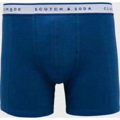 Scotch & Soda - Bokserki (2-pack). Niebieskie bokserki męskie Scotch & Soda, s, bez wzorów, z elastanu. W wyprzedaży za 79,90 zł.
