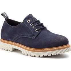 Półbuty TOMMY JEANS - Icon Suede Shoe EM0EM00230 Ink 006. Niebieskie półbuty męskie Tommy Jeans, na co dzień, bez wzorów, z jeansu, bez zapięcia. W wyprzedaży za 319,00 zł.