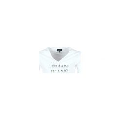 T-shirty z krótkim rękawem Armani jeans JAGONA. Białe t-shirty damskie marki Armani Jeans, z jeansu. Za 303,20 zł.
